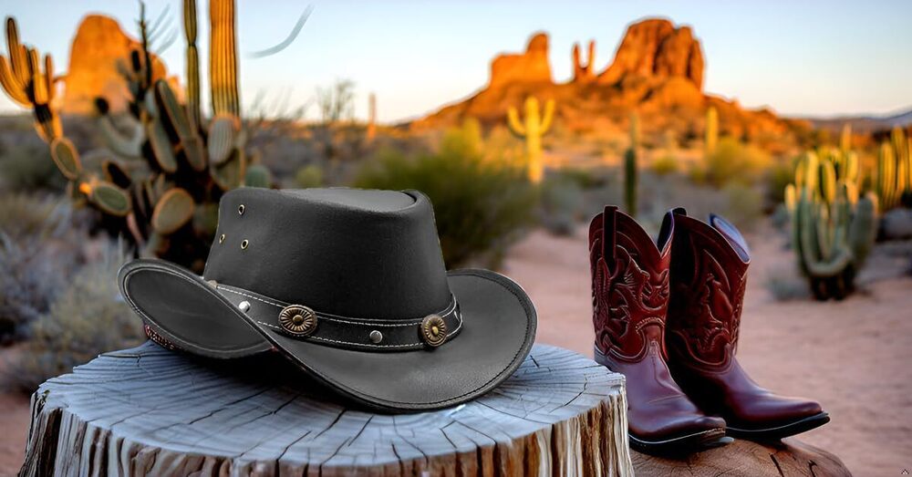 6397 Showerproof Outback hat Also Worn as Leather Cowboy hat, Australian - Picture 3 of 8